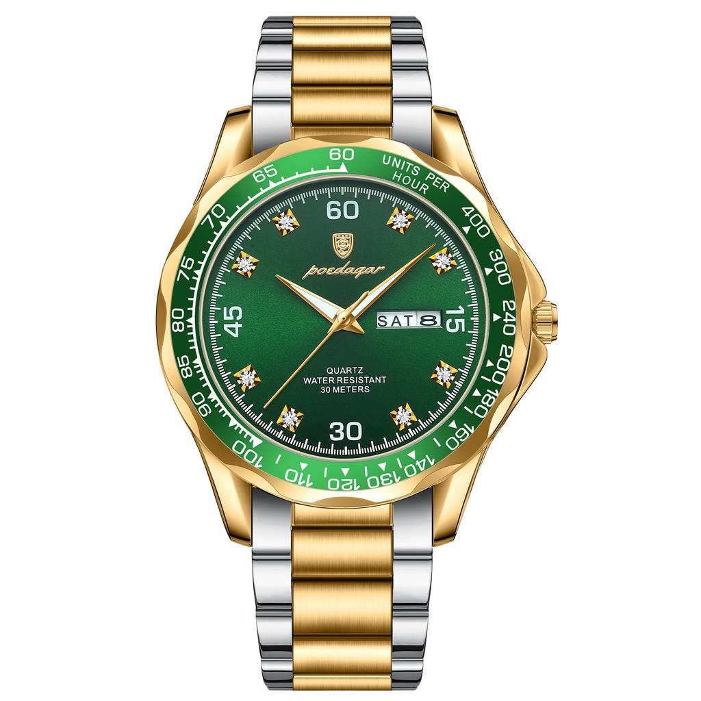 Новые модные брендовые роскошные мужские часы новые водонепроницаемые кварцевые часы из нержавеющей стали классические мужские часы