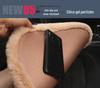 Плюшевая зимняя подушка на автомобильное сиденье с кроликом - Толстая, теплая, без спинки, универсальный набор из трех предметов