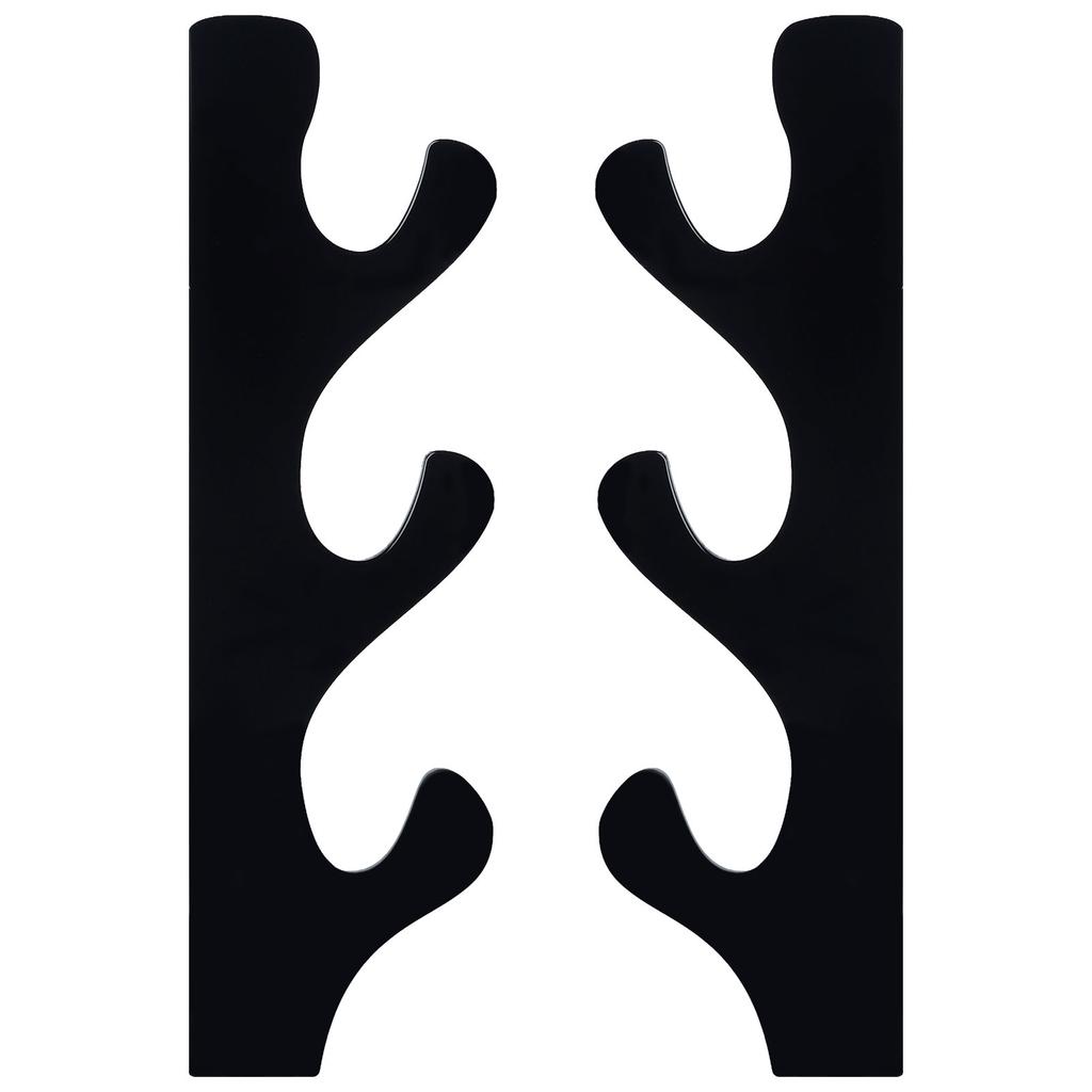 1 пара подставок для мечей акриловая трехслойная настенная подставка для демонстрации мечей подставка для всех мечей черная