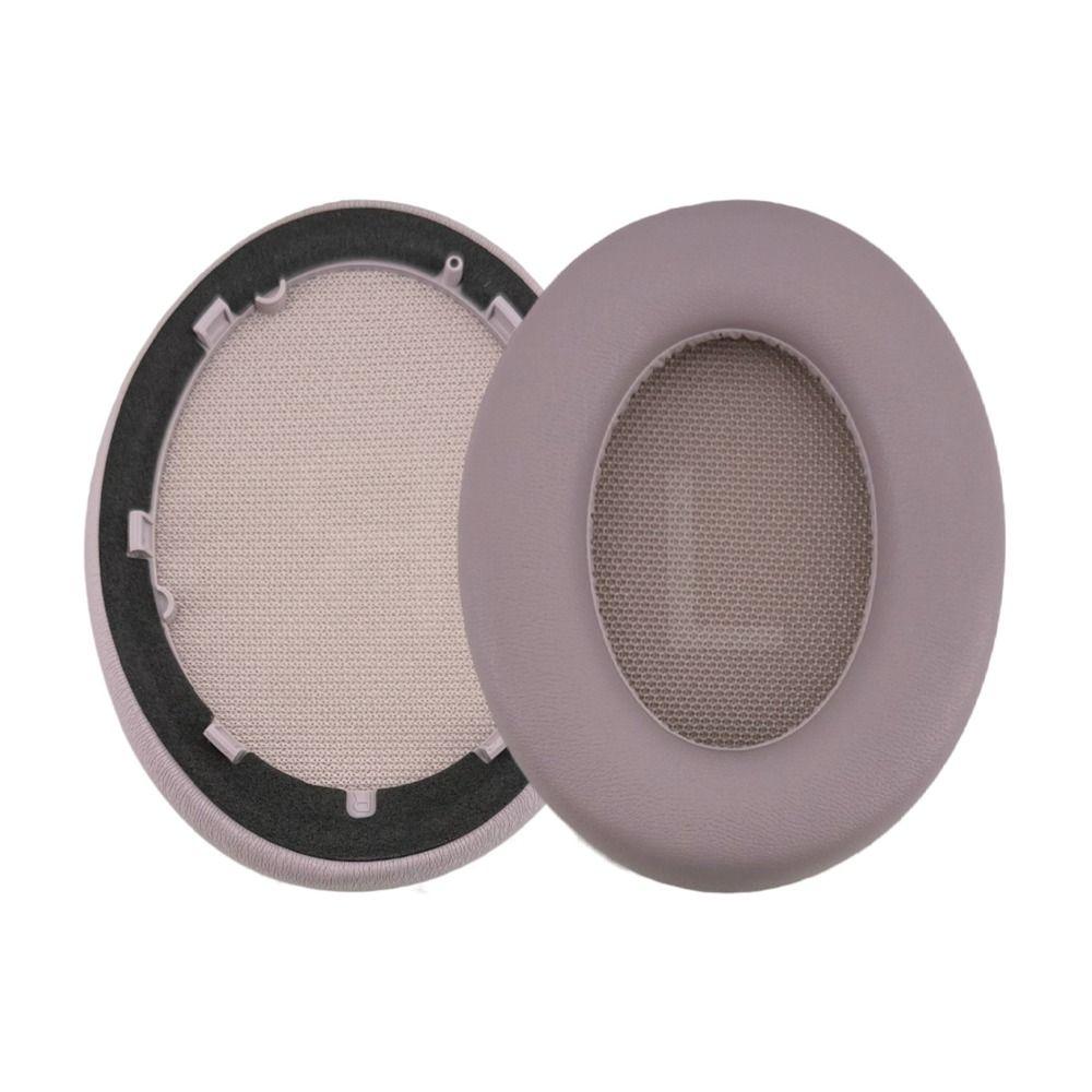 1 Pair Breathable Replacement Ear Pads Soft Leather Earpads for QCY H3 Pro Studio Monitoring