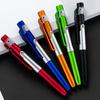 5 шт. многофункциональная шариковая ручка 4-в-1 ручка для письма со стилусом светодиодная подсветка складная подставка для телефона для офисного персонала