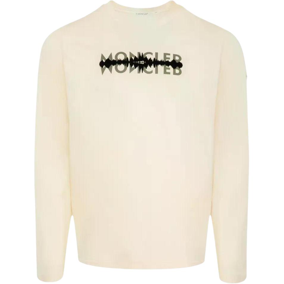 Moncler Logo Crewneck Long Sleeve Sweatshirt Men sweatshirt K20918D0001689AZ9