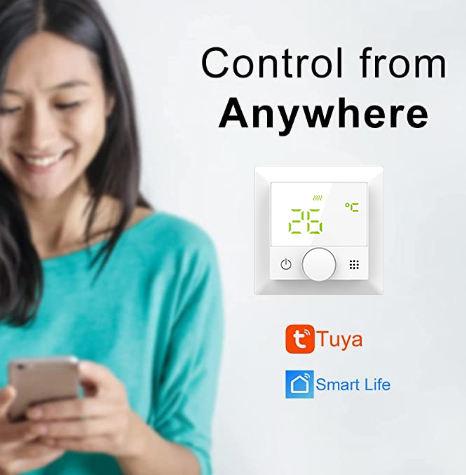 Tuya WiFi HY510 Programmable Room Thermostat Smart Underfloor Heating Controller for Smart Home