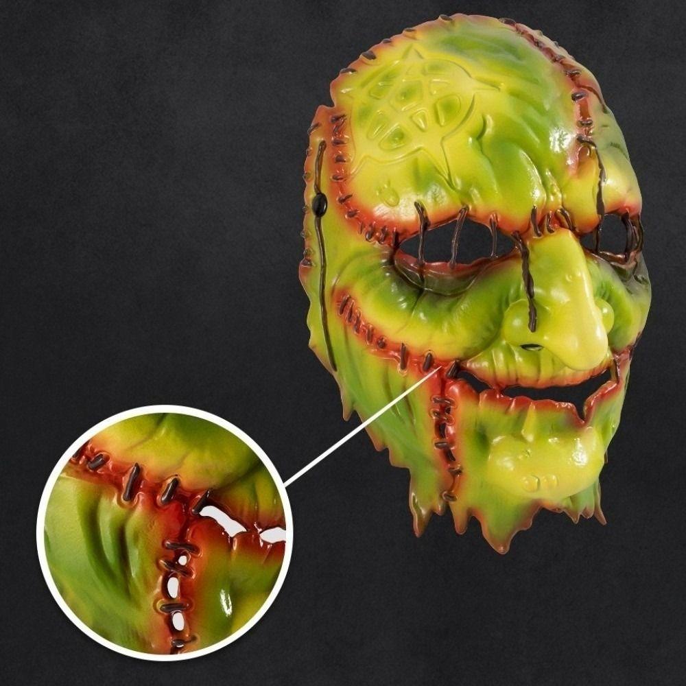 Facepiece Dark Forest Mask Blood Scar Scary Killer Devil Mask Halloween Witch Mask Dressing Up