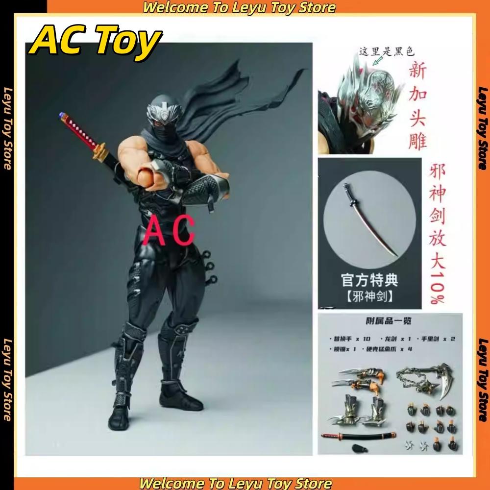 Ac Factory Ryu Hayabusa Toys  Anime Figure Ninja Gaiden Kaiyodo Revoltech Yamaguchi Action Figurine Ko Model Statue Gifts Toys