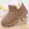 Women's Plush Teddy Fur High-Top Snow Boots - Thick Sole & Warm Winter Fashion
