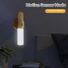 LED Night Light PIR Motion Sensor Magnetic Wall Lamp USB Rechargeable Lights Home Kitchen Bedroom Cabinet Closet Light