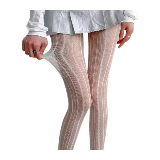 Женские колготки с ажурным узором, в сеточку, ультратонкие, прозрачные, высокоэластичные, противоскользящие, однотонные, для поездок на работу, свиданий, вечеринок, мини-юбка, подходящая