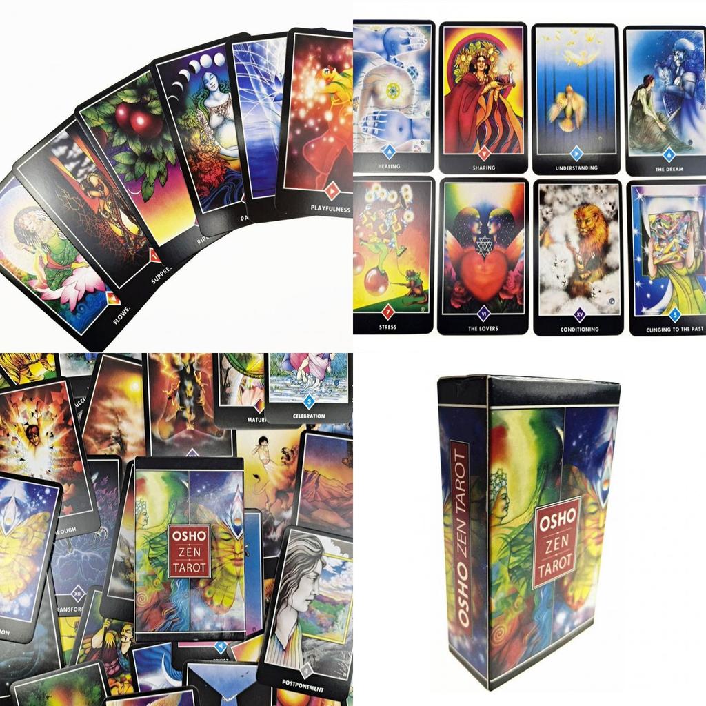 Zen Osho Tarot Card Game Tabletop Thoughtful Card Play For Entertainment Home