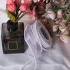 5 Yards Wrapping Ribbon DIY Mesh Gauze 4cm Fish Tail Yarn Solid Color Silk Pearl Edge Flower Bouquet Packaging