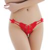 Sexy Women's Panties Erotic Lace Female G-String Lace Women Underwear Free Size Pearl Women's Lingerie Transparent Pantys Thongs