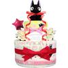 KanonBabys Diaper Cake for Baby Shower 2 Medium 2001 Girls, Gigi, Gift, Tier, Size,
