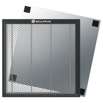 Восстановленный SCULPFUN 400x400мм Лазерная резка Сотовая рабочая стол-платформа для лазерного гравера с CO2 или диодным лазером