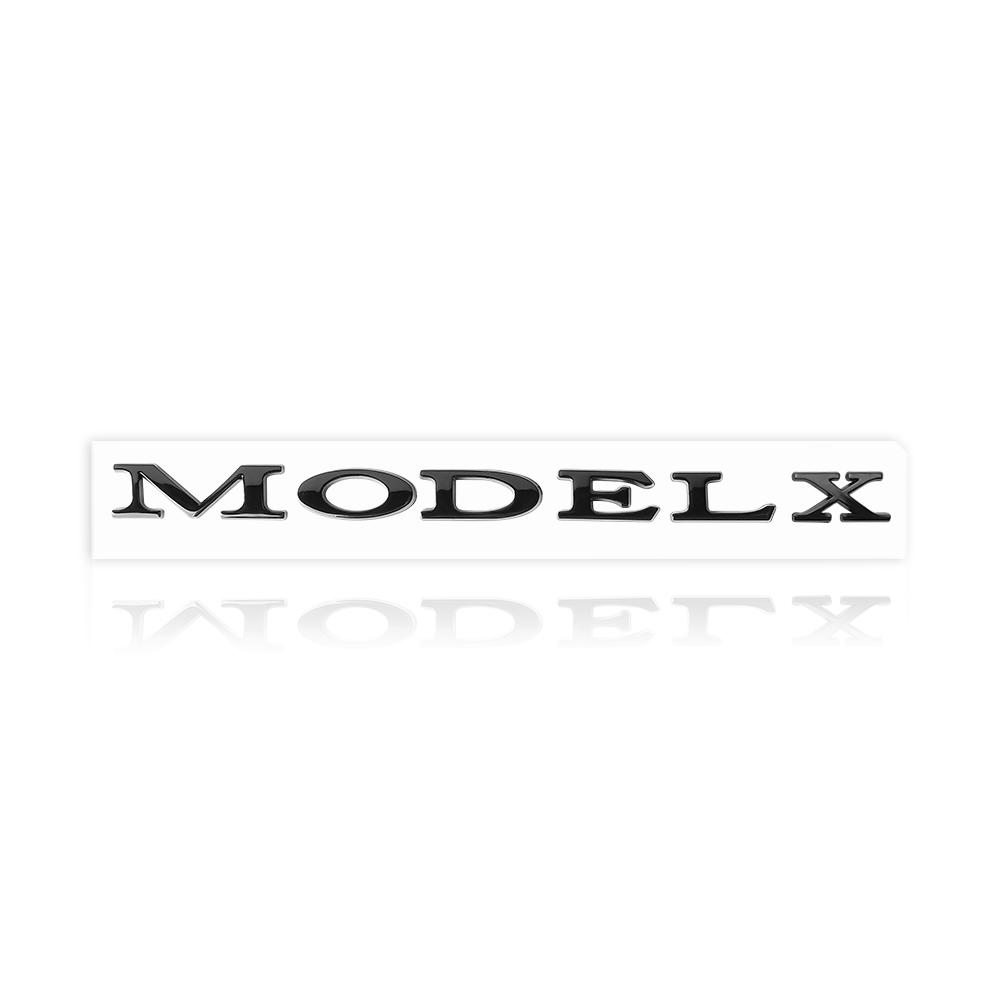 Car Original ABS Letter Logo Rear Tailgate Trunk Emblem Stickers For Tesla MODEL 3 MODEL Y SpaceX DUAL MOTOR Model S Model X