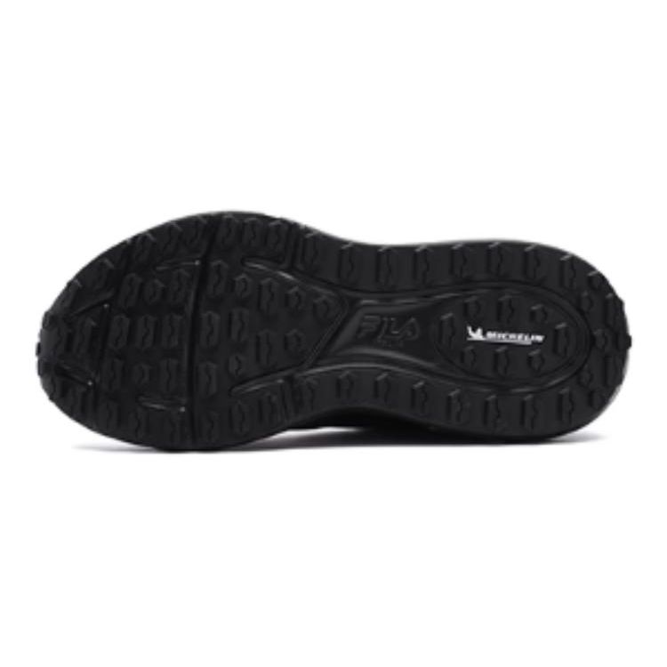 Fila Boa Explorer Сетчатая ткань ТПУ Универсальные Удобные Простые Прочные Упругие Сцепление Низкий Верх Уличная Функциональная Обувь Мужские кроссовки Черный A12M341201FBA