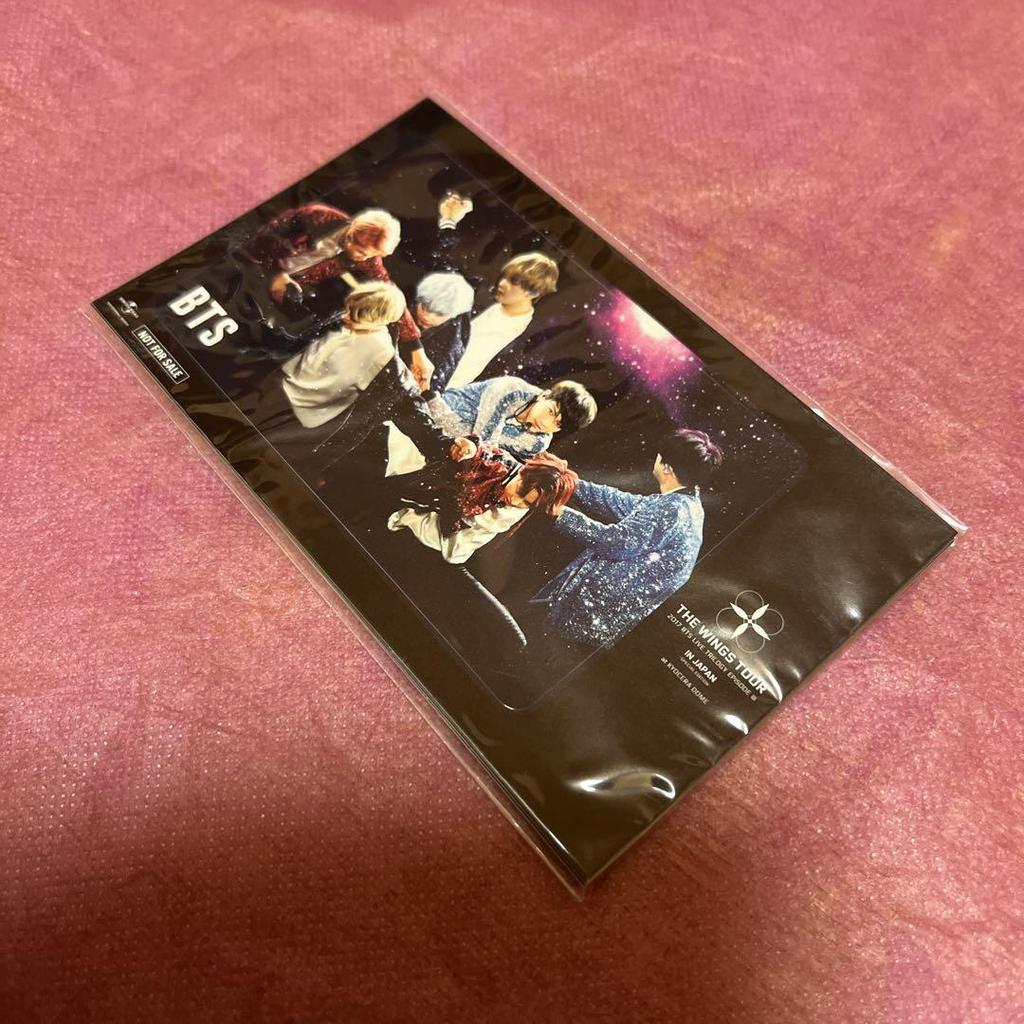 [Б/У] Наклейка BTS THE WINGS TOUR Бонус при покупке Не для продажи