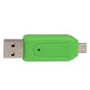 2 в 1 USB-кардридер OTG Универсальный микро-USB TF SD-кардридер для ПК-телефона