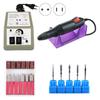 Набор электрических сверл для ногтей Фреза Алмазные насадки для маникюра Буфер для ногтей