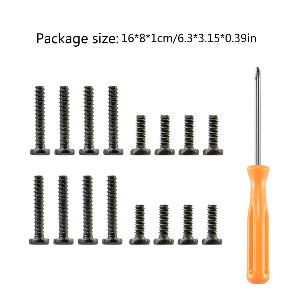 Задняя крышка корпуса игровой консоли, металлические винты, набор для замены для Steam Deck, задний корпус геймпада, набор винтов с отверткой