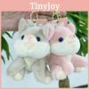 Fox Delightful Small Plush Keychain Fluffy Toy Unique Keychain For Fashion Fun And