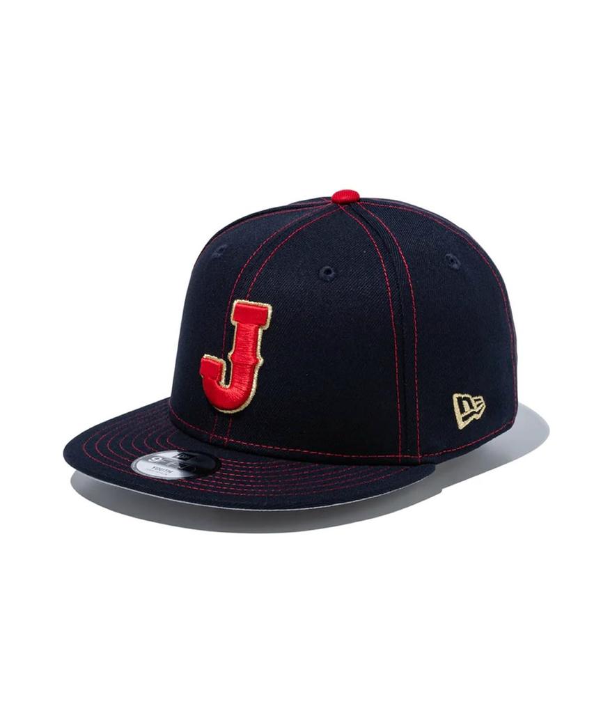 New Era Детский Молодежный 9FIFTY Snapback WBC Самурай Японии Шохеи YOUTH YTH 950 J ЛОГОТИП NVY Кепка, Охтани, Темно-синий, 52-56см,
