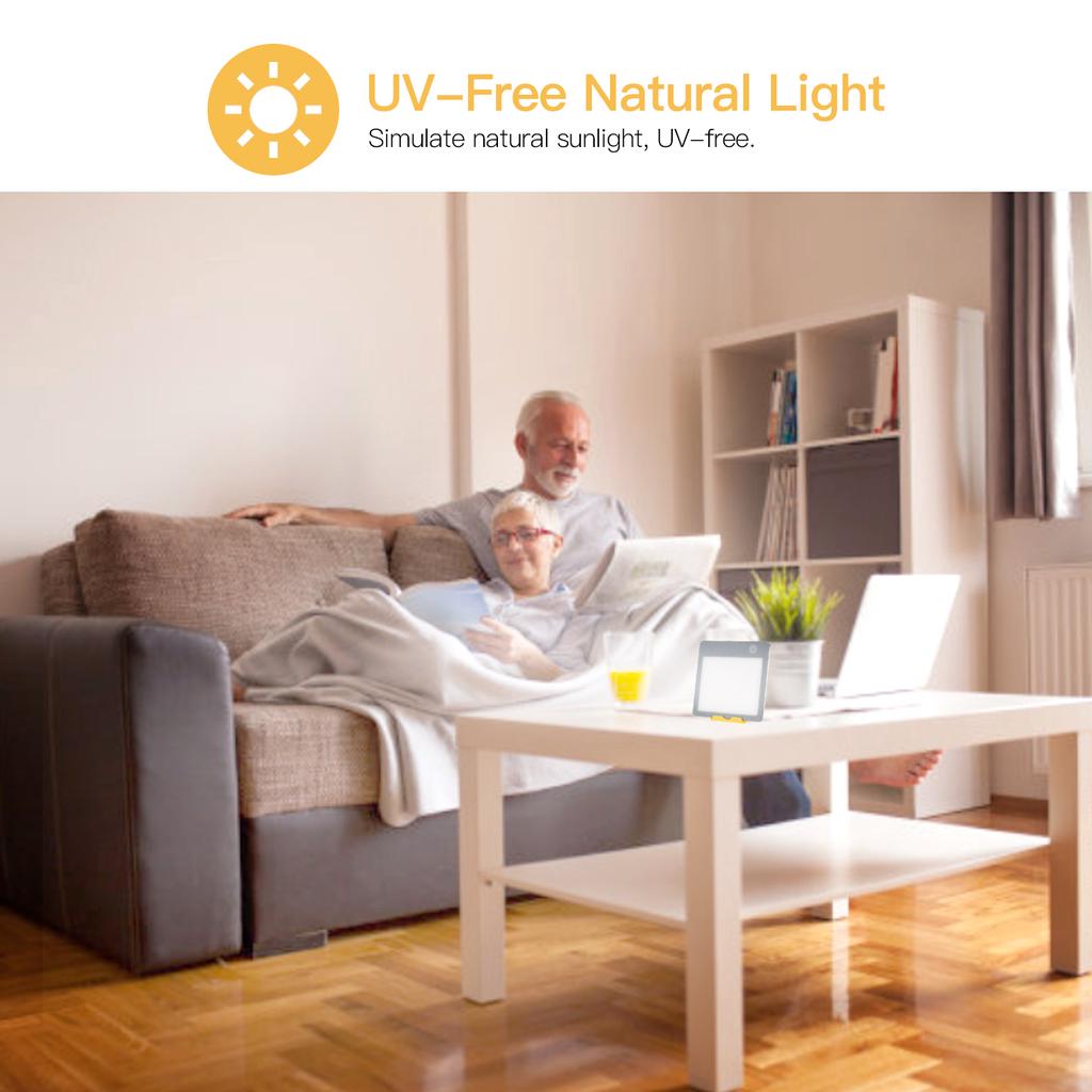 Portable Energy Light  UV Free 10000 Lux LED Bright Lamp Light Pad Tracing Board 3 Level Adjustable Brightness with