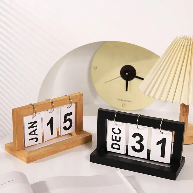 Деревянный Винтажный Вечный Календарь Сделай Сам Перекидной Планер Рустикальный Декоративный Домашний Календарь Кафе Настольный Офисные Принадлежности Для Домашнего Декора Кафе Витрина Офис
