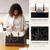 LOVEVOOK Laptop Tote Bag for Women,Leather Work Bag, Waterproof Business Teacher Bag,Large Computer Handbag Purse Briefcase,Office Gifts for Women