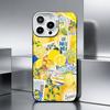 Европейский A-Амальфийское побережье L-Лимоны Чехол для телефона для iPhone 17,16,15,14,13,12,11 Plus,Pro Max,XS,Цветной серебристый чехол для телефона