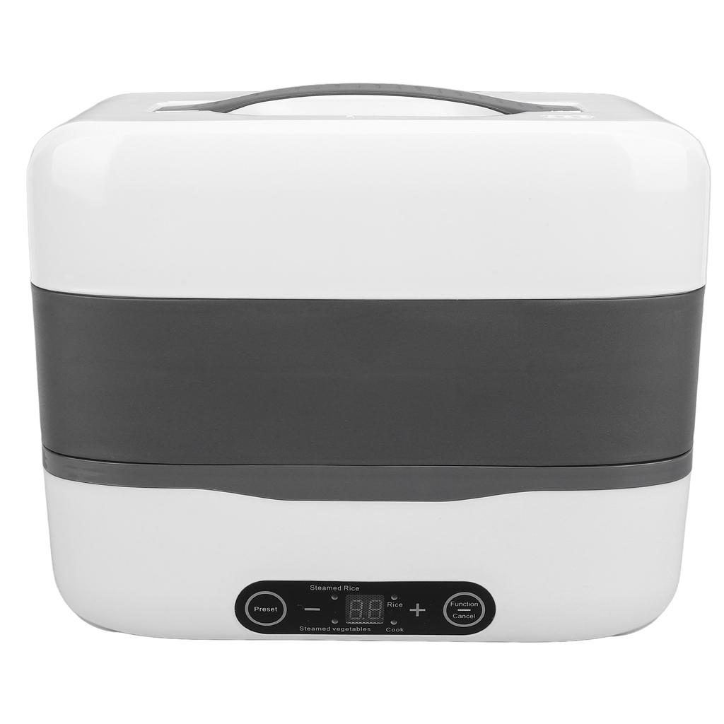 Electric Lunch Box Food Heater Double Layer 4 Stainless Steel Bowls Portable Lunch Warmer Heated Lun