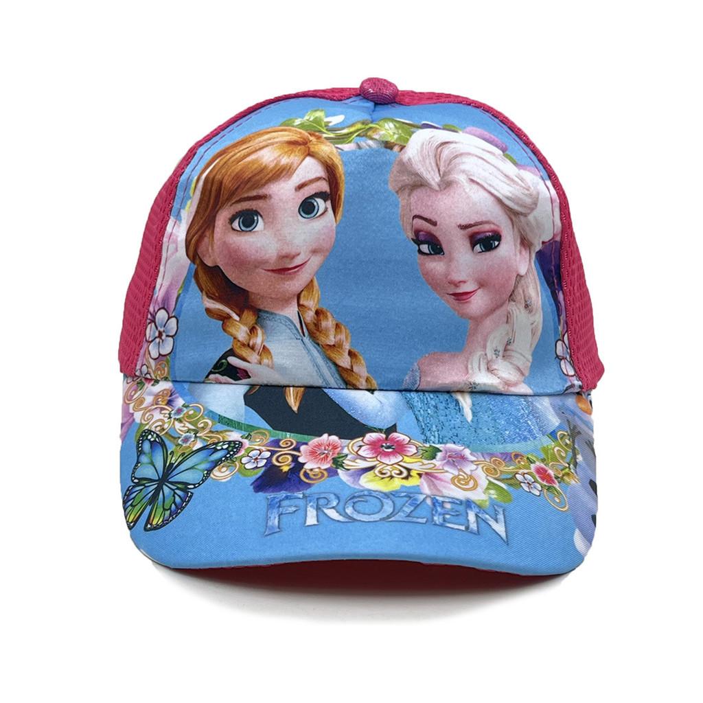 Baseball Character Frozen Hat With Breathable Polyester Material Protection Sun