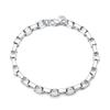 925 Sterling Silver Box Buckle Chain Bracelet Fashion Charm Jewelry