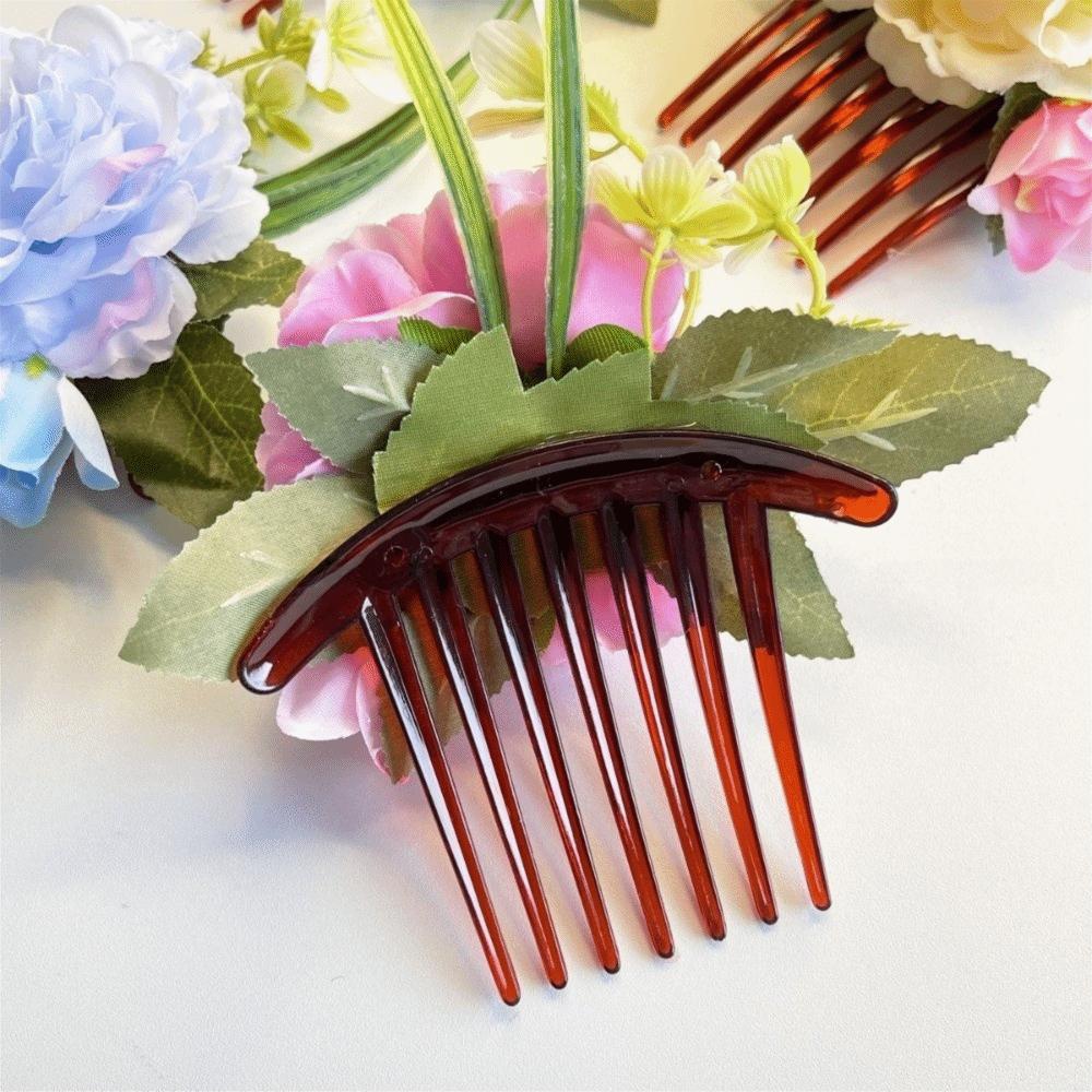 Bohemian Flower Hair Comb Hair Clip Wedding Bride Accessories  Water Splashing Festival
