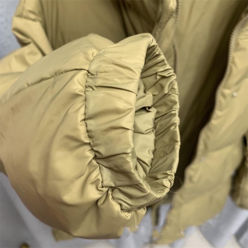 Зимняя свободная однотонная куртка с мягкой подкладкой на молнии и воротником с капюшоном, универсальное теплое белое пальто на утином пуху для женщин