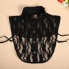 Half Collar Stand Collar Lace Shawl All-Match Collar Fashion Blouse Collar Retro Fake Collar