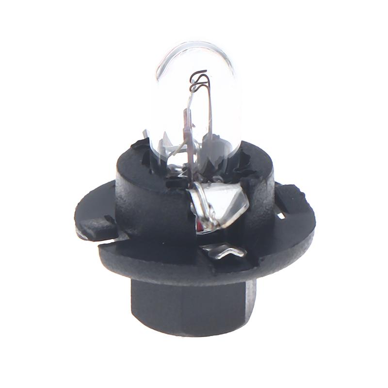 2Pcs T5 Bulb Lamps For Car Dashboards Instrument 12V 1.2W 1.5W 2W Black/Green/Yellow Base Instrument Indicator Bulbs