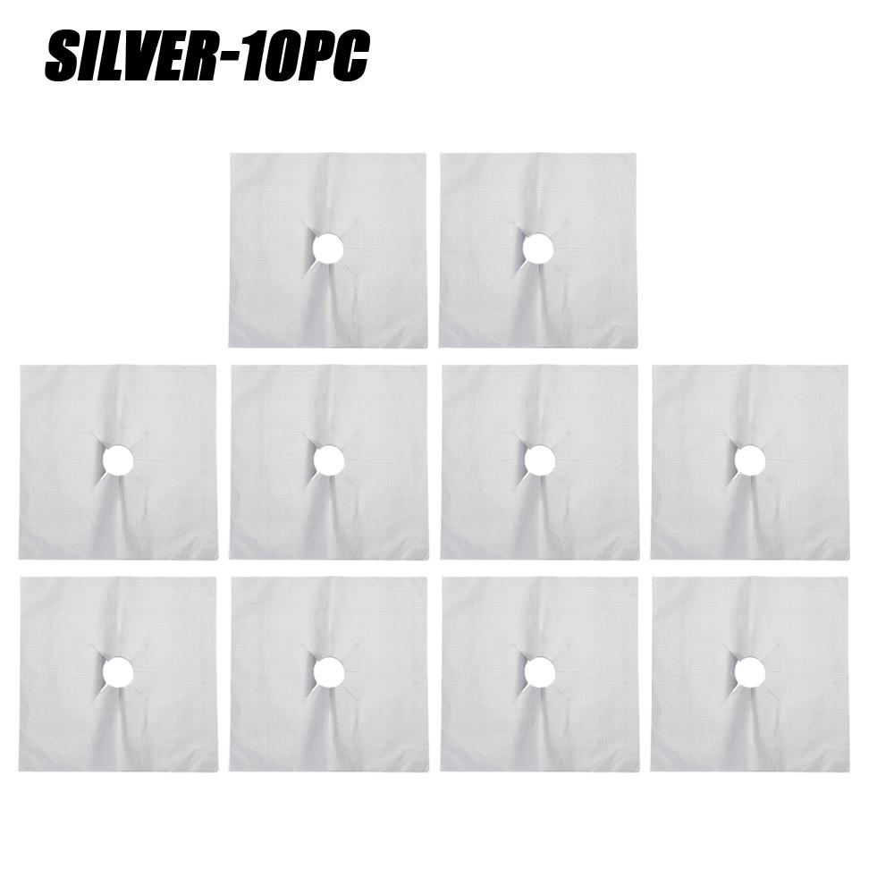 5/15 шт. Грязеотталкивающие Термостойкие Антипригарные Защитные Накладки для Газовой Плиты Антипригарные Многоразовые Защитные Накладки от Царапин