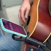 Guitar Phone Holder 360 Degrees Rotatable Adjustable Universal Acoustic Classical Electric Guitar Bass Ukulele Clip-on Cell Phone Mount