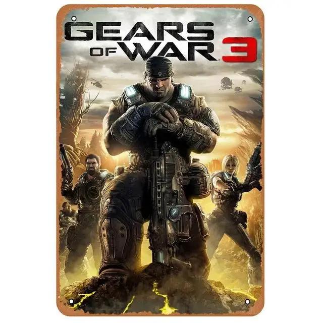 Vintage Video Game Metal Tin Signs Call of Duty Fantasy Wall Art Poster for Game Room Garage Man Cave Cafe Bars Pubs Decoration