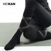 Женские высокие носки для йоги MEIKAN: Осень/Зима, Микро-компрессия, Нескользящий, Идеально для танцев и фитнеса.