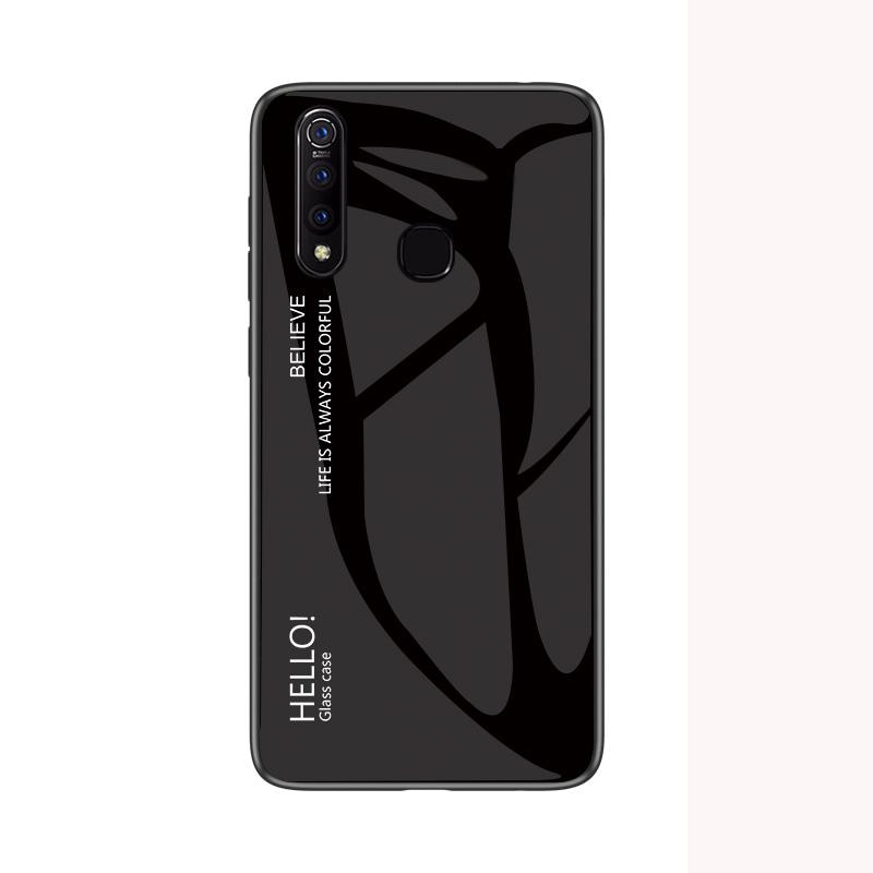 Чехол для VIVO Z5X Модный Жесткий Закаленный Стекло Роскошный Градиентный Защитный Задняя Крышка чехол Для vivo z5x Z5 X vivoz5x чехол для телефона