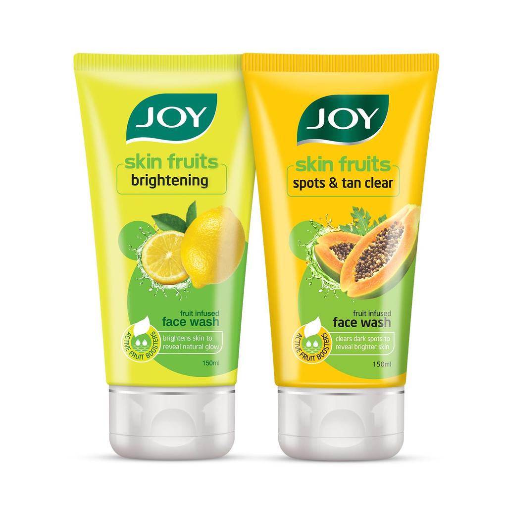 Набор очищающих средств для лица Joy Signature с осветляющим гелем для умывания с лимоном 150 мл и гелем для умывания с папайей для удаления пятен и загара 150 мл (2 предмета в наборе)
