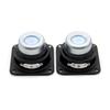 2Pcs 47mm 4 Ohm 15W Full  Speaker Rubber Side NdFeB Magnetic  Portable Loudspeaker Sound Home Theater