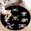 One Piece Round Area Rug Carpet Rug For Living Room Bedroom Sofa Playroom Decor Nonslip Floor Mat