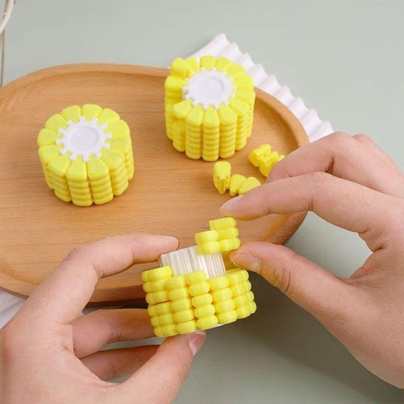 Funy 3D Printing Corn Magic Cube Stress Relieving Toys Tetris Jigsaw Puzzle ality Becrypt Brain Burning Developmental Toys