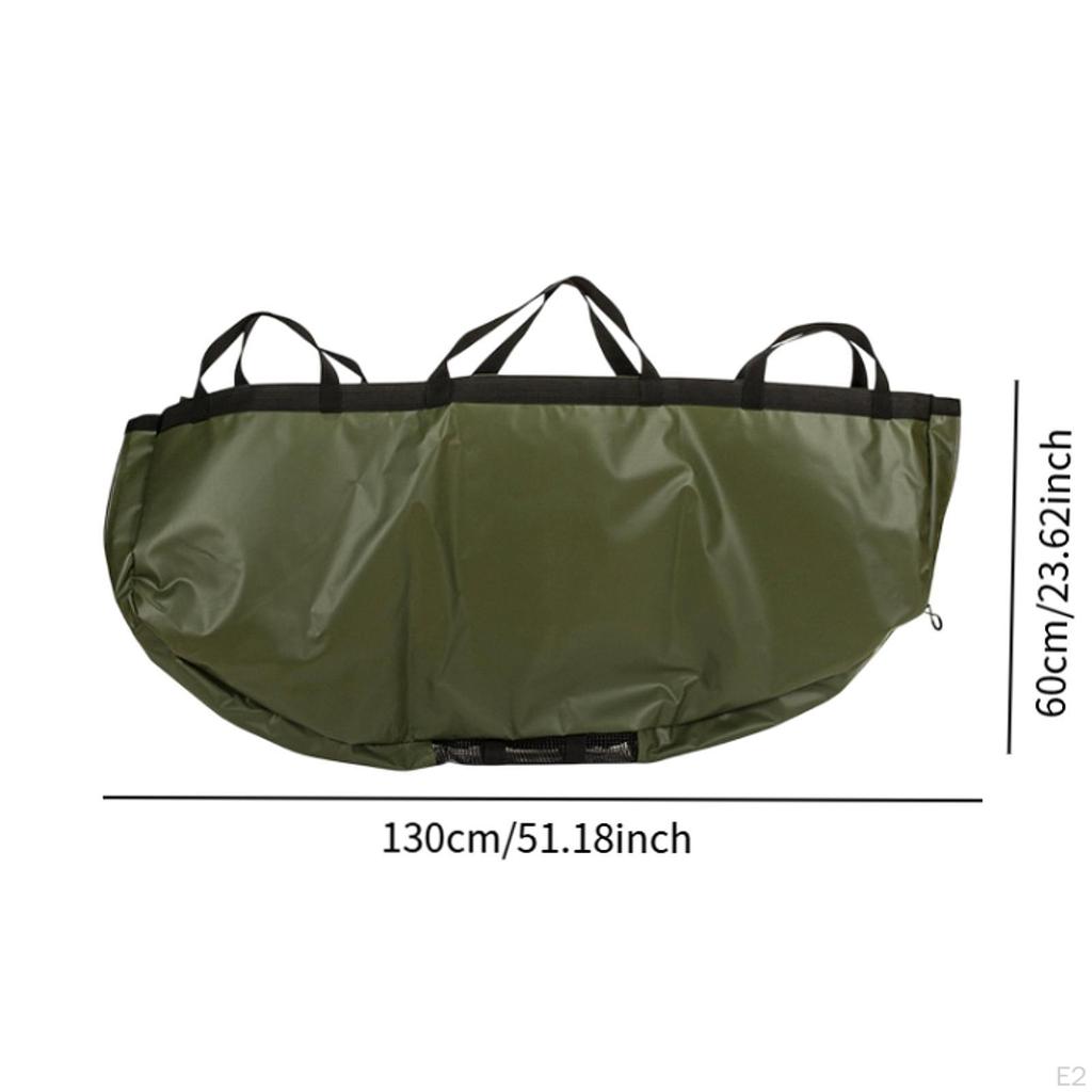 PVC Fishing Sling Accessories Abrasion-resistant Heavy Duty Portable Unhooking Bag Landing