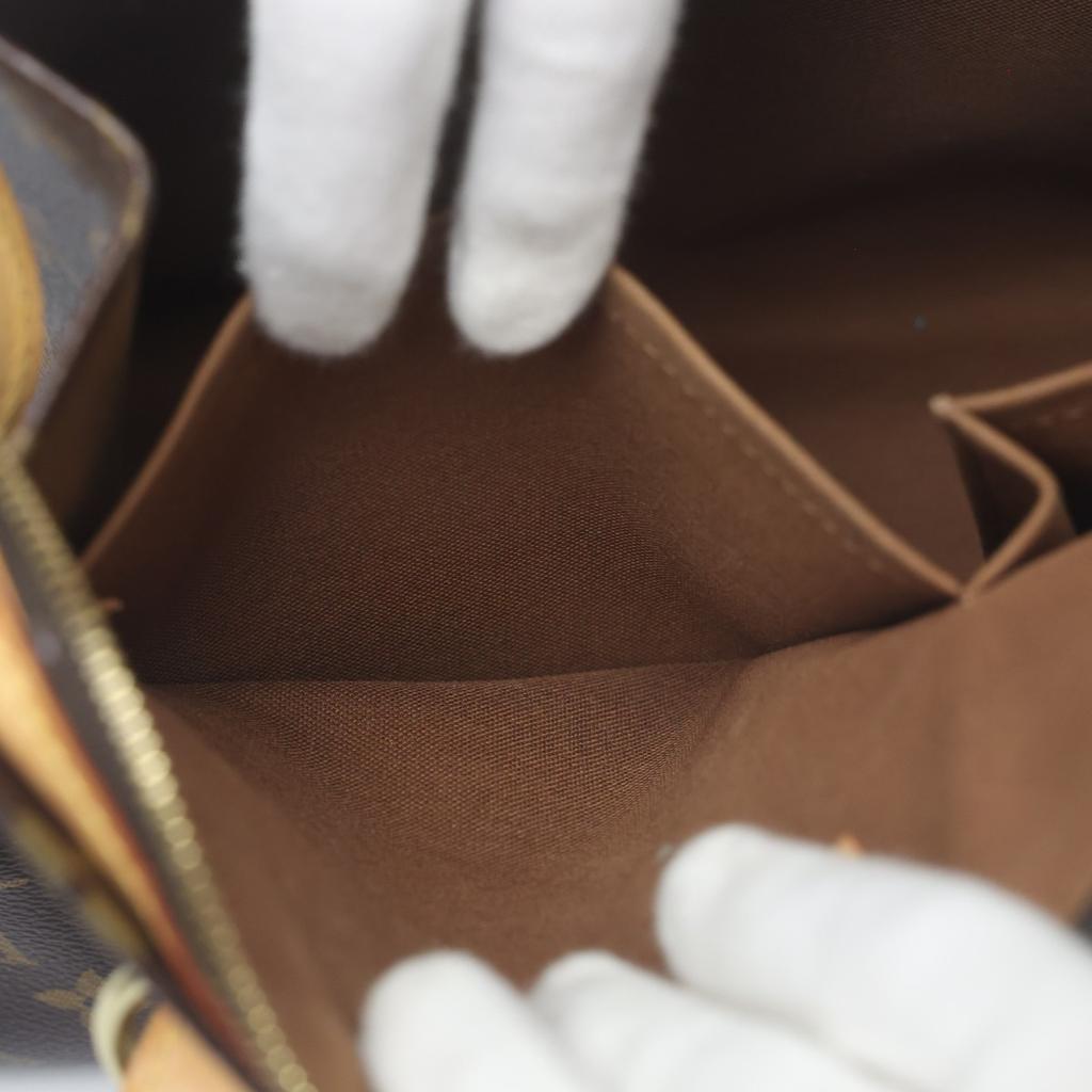 LOUIS VUITTON Popincourt Haut Tote Bag Monogram canvas Brown Women M40007 Used