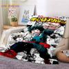 My Hero Academia Blanket Anime Blankets Midoriya Izuku Blankets Bed Sofa Lazy Soft Blanket Boys Girls Kids Gift Flannel Blankets