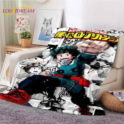 Одеяло «Мой герой Академии» аниме одеяла Midoriya Izuku одеяла кровать диван ленивый мягкое одеяло для мальчиков и девочек детский подарок фланелевые одеяла