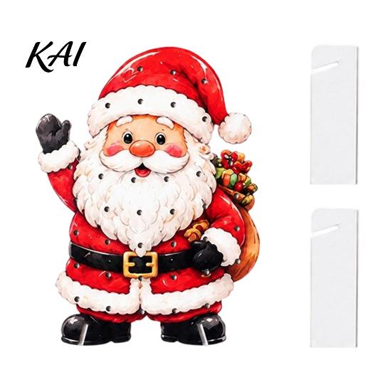 Decorative Wooden Lollipop Holder Christmas Display Stand, Creative Candy for Gingerbread Man Decor Buffet Table, Dessert Holiday Party Treats